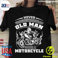 Official never Underestimate An Old Man With A - Adult & Kids T-Shirts, Sweatshirts & Hoodies apparel design preview 1