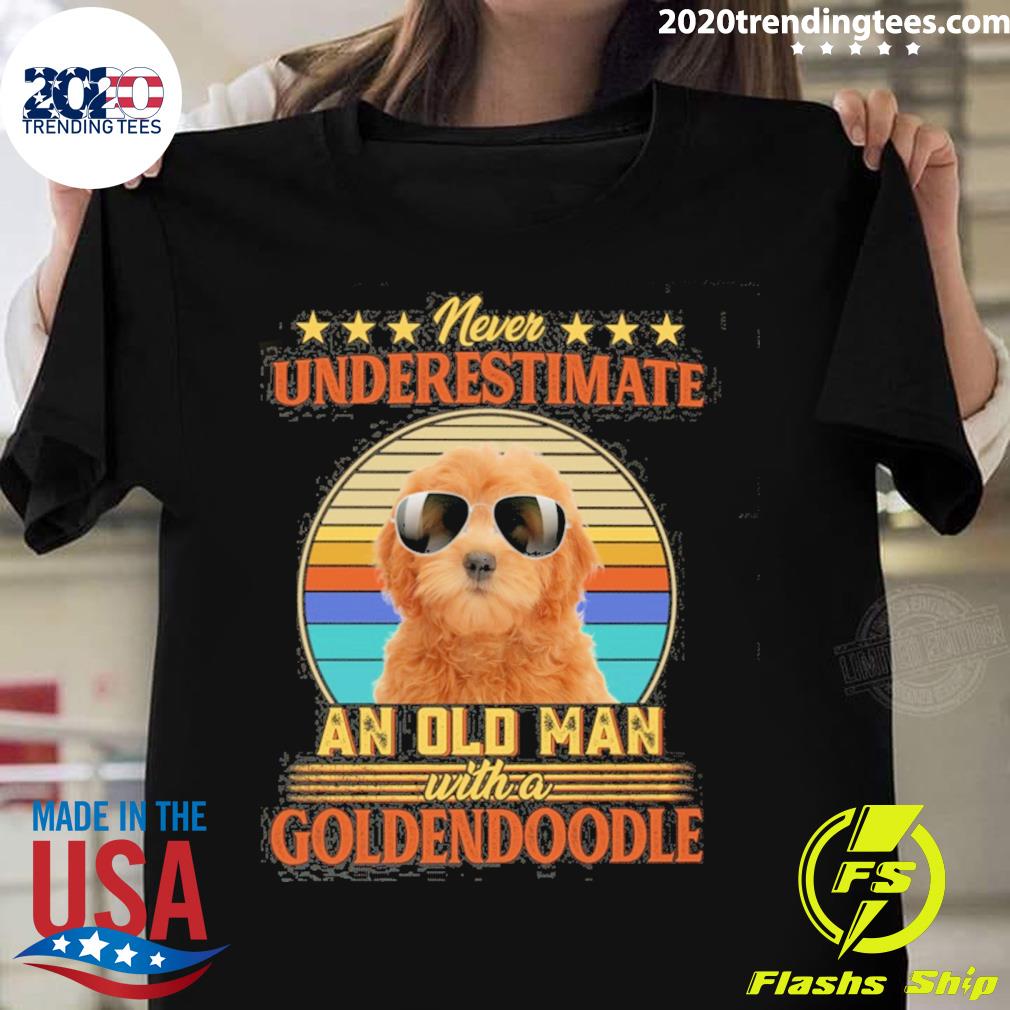 Official never Underestimate An Old Man With A Red - Adult & Kids T-Shirts, Sweatshirts & Hoodies apparel design preview 1