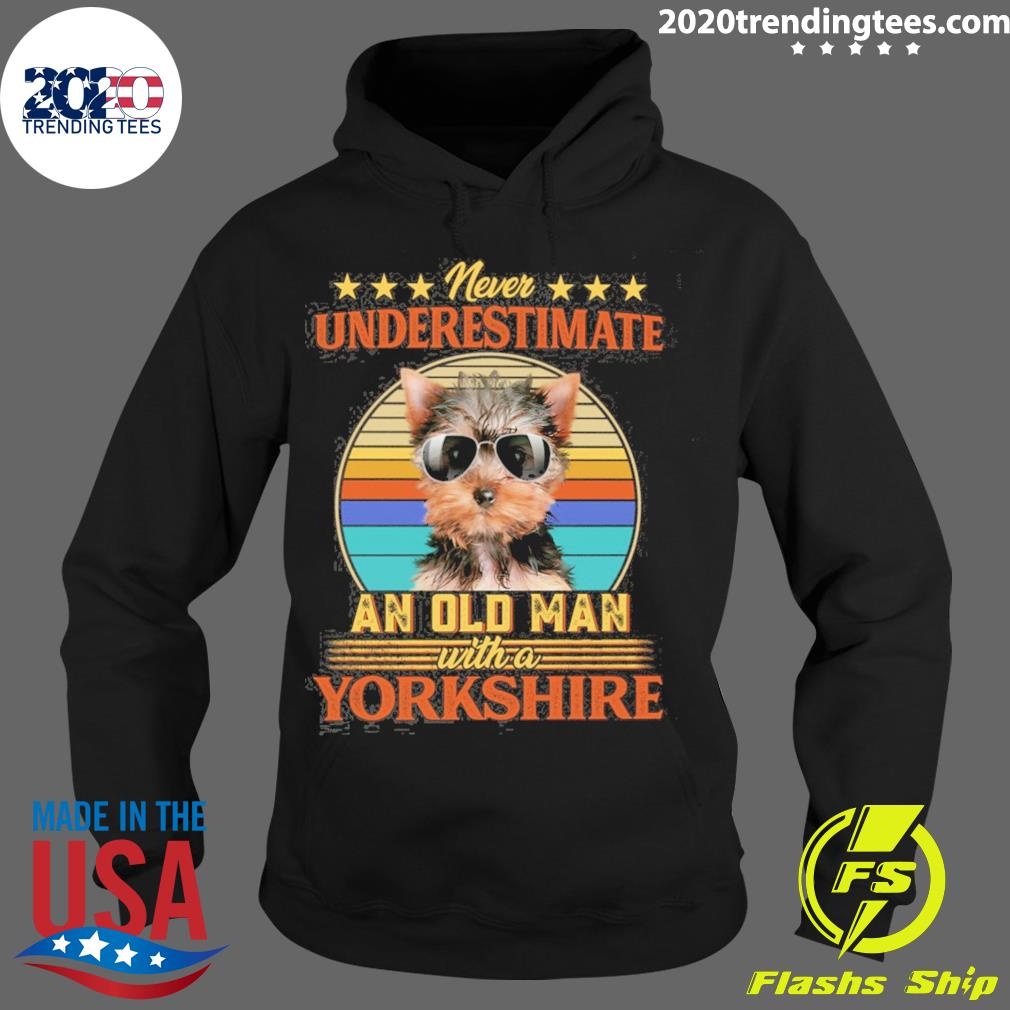 Official never Underestimate An Old Man With A - Adult & Kids T-Shirts, Sweatshirts & Hoodies apparel design preview 2