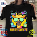 Official Neverforaffe Giraffe 90s - Adult & Kids T-Shirts, Sweatshirts & Hoodies apparel design preview 1