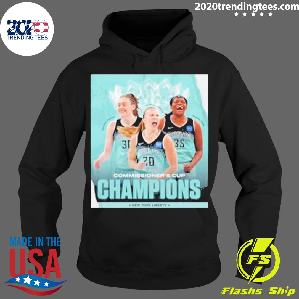 Official new York Liberty Are The 2023 Commissioner's - Adult & Kids T-Shirts, Sweatshirts & Hoodies apparel design preview 2