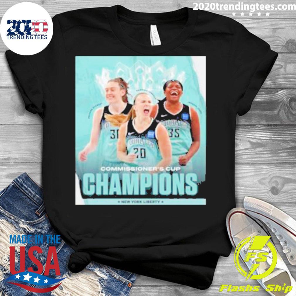 Official new York Liberty Are The 2023 Commissioner's - Adult & Kids T-Shirts, Sweatshirts & Hoodies apparel design preview 3