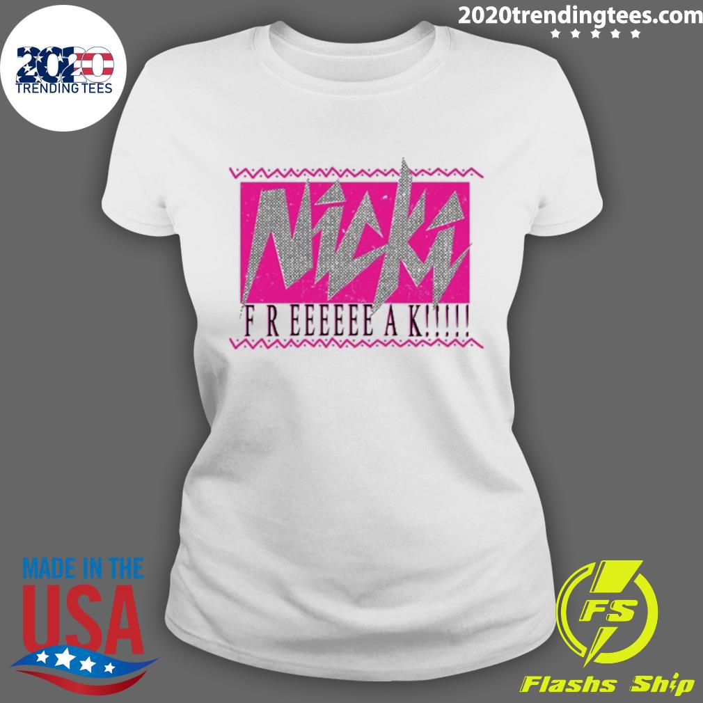 Official nicki Freeeeeeak - Adult & Kids T-Shirts, Sweatshirts & Hoodies apparel design preview 3