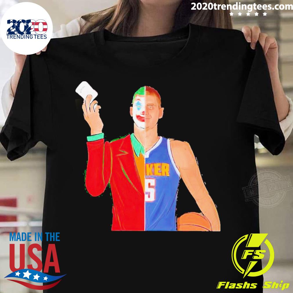 Official nikola Jokic The Joker - Adult & Kids T-Shirts, Sweatshirts & Hoodies apparel design preview 1