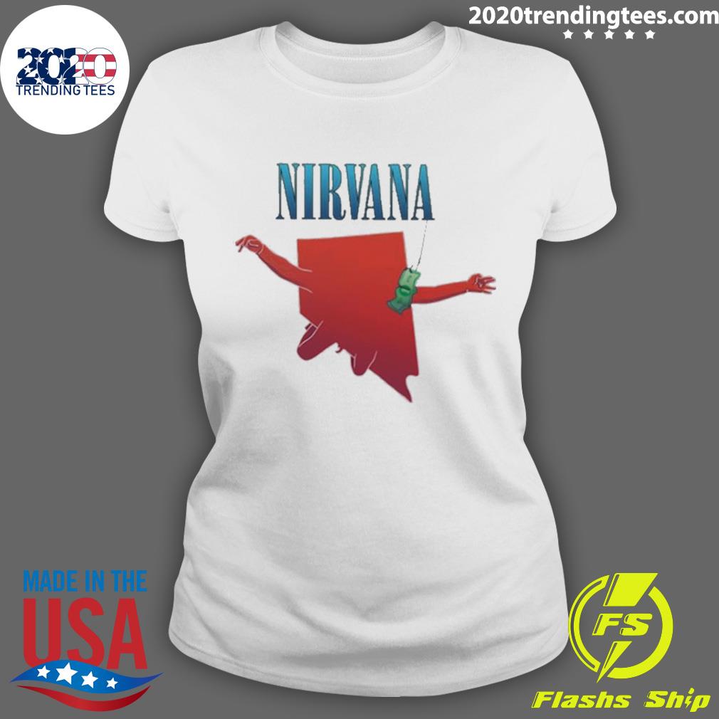 Official nirvana Nevada - Adult & Kids T-Shirts, Sweatshirts & Hoodies apparel design preview 3