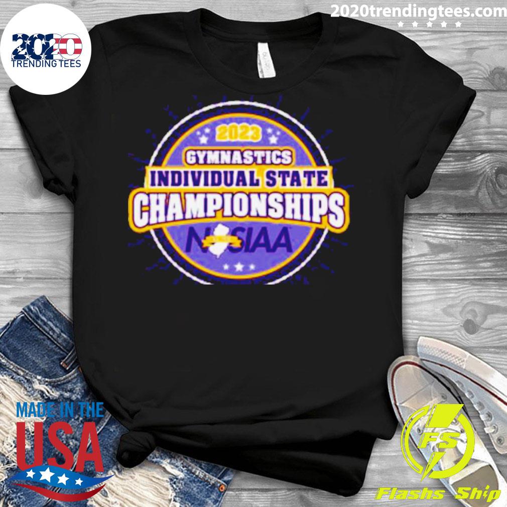 Official njsiaa 2023 Gymnastics Individual State - Adult & Kids T-Shirts, Sweatshirts & Hoodies apparel design preview 3
