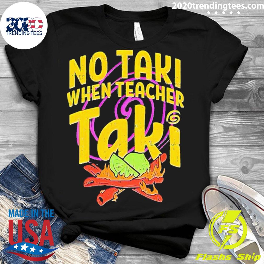 Official no Talk When Teacher - Adult & Kids T-Shirts, Sweatshirts & Hoodies apparel design preview 3