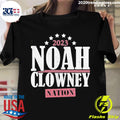 Official noah Clowney Nation 2023 - Adult & Kids T-Shirts, Sweatshirts & Hoodies apparel design preview 1