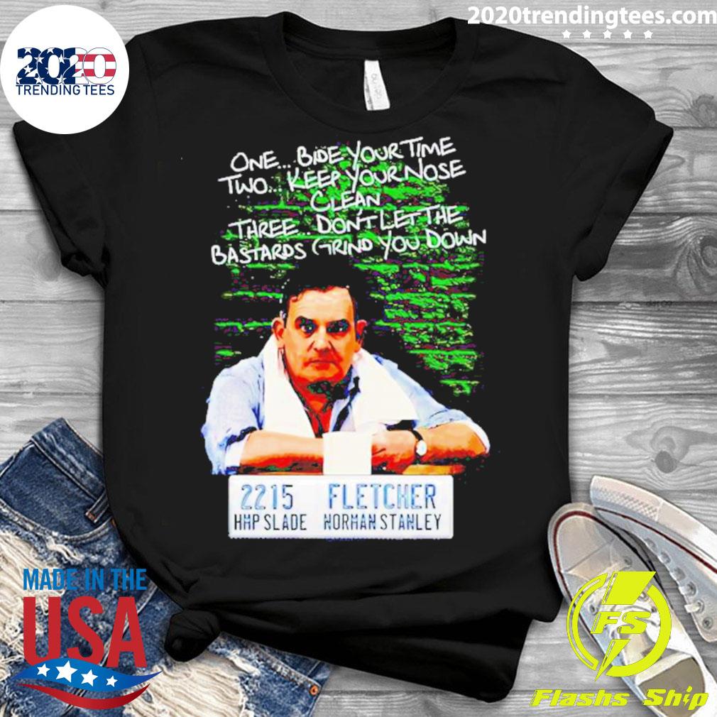 Official norman Stanley Fletcher One Bide Your Time - Adult & Kids T-Shirts, Sweatshirts & Hoodies apparel design preview 3