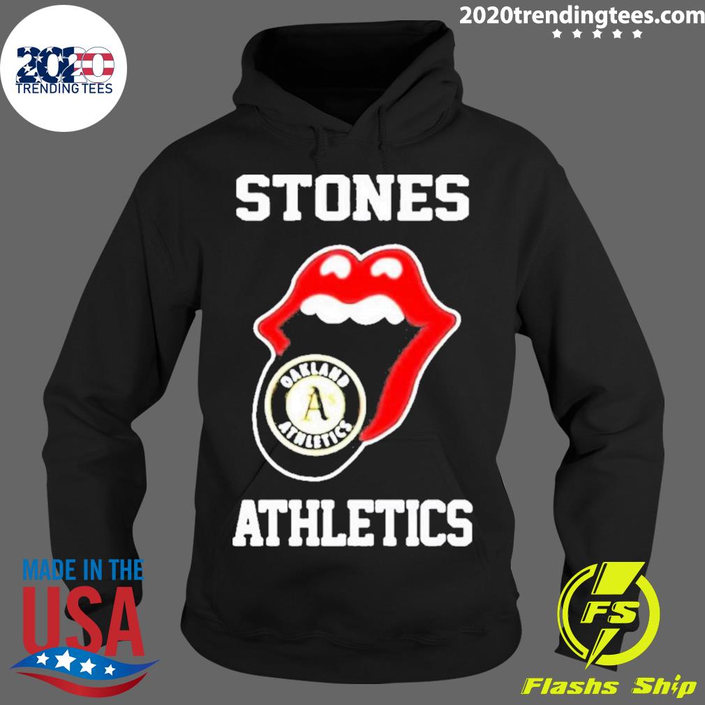 Official oakland Athletics Stones - Adult & Kids T-Shirts, Sweatshirts & Hoodies apparel design preview 2