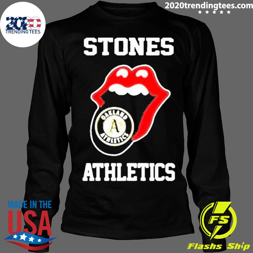 Official oakland Athletics Stones - Adult & Kids T-Shirts, Sweatshirts & Hoodies apparel design preview 4