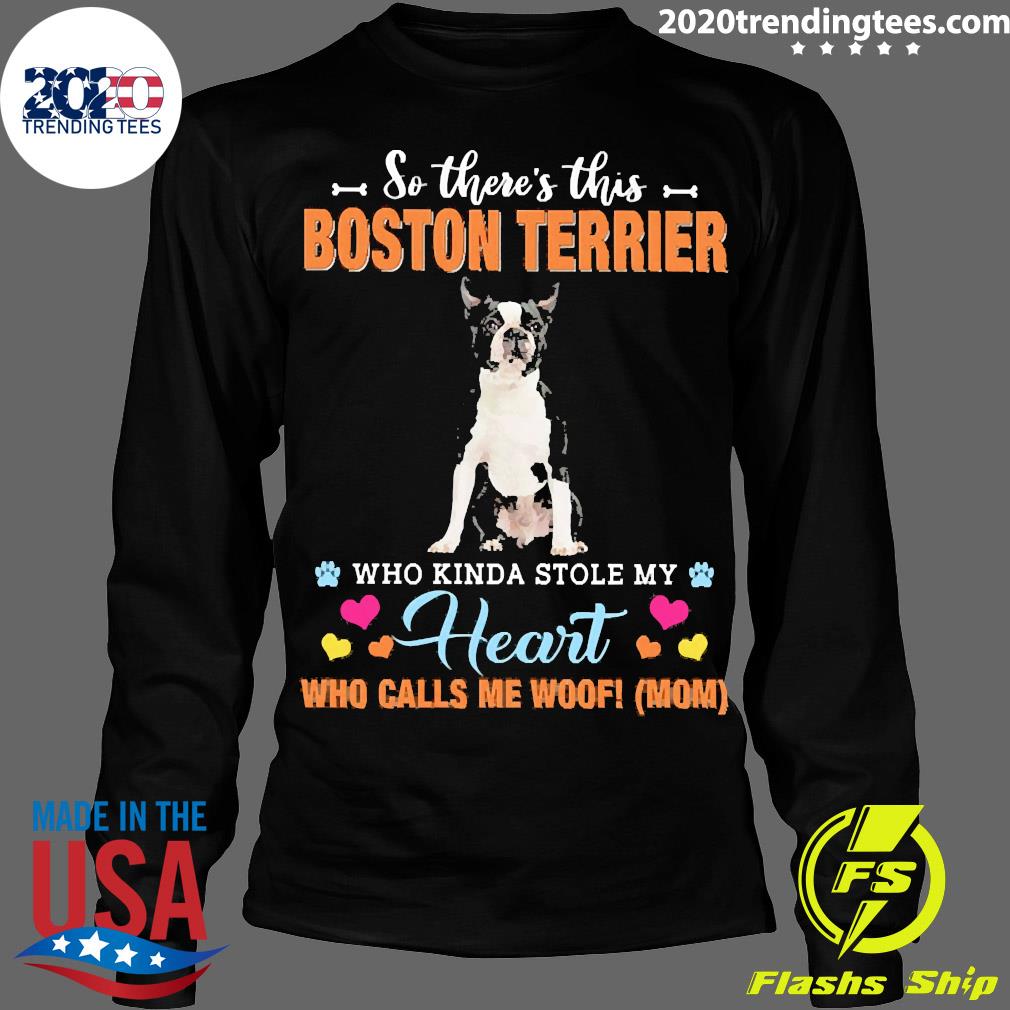 Official A Dog Kinda Stole My Heart So There's This - Adult & Kids T-Shirts, Sweatshirts & Hoodies apparel design preview 4