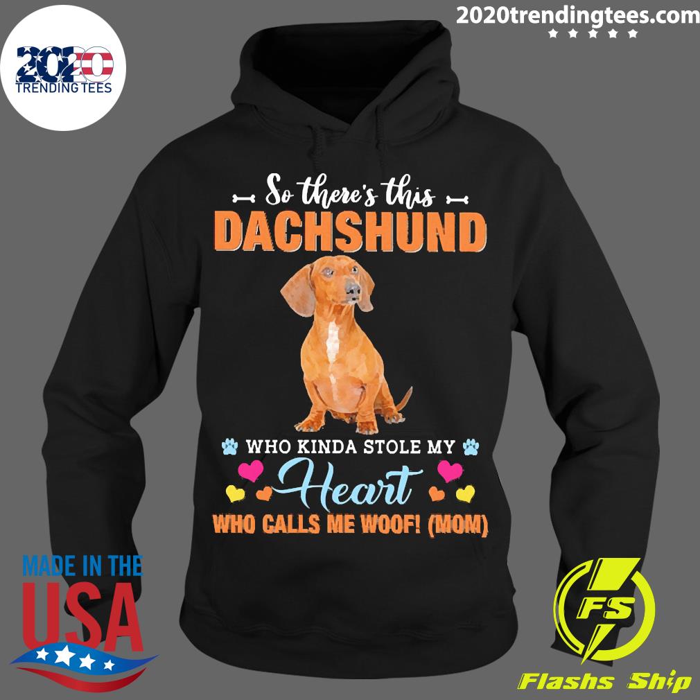 Official A Dog Kinda Stole My Heart So There's This - Adult & Kids T-Shirts, Sweatshirts & Hoodies apparel design preview 2