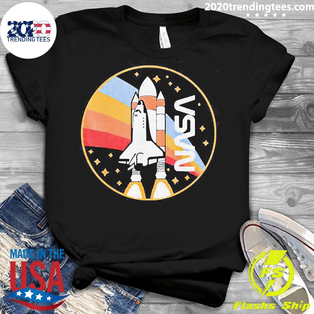 Official Harriet Hunt Nasa Shuttle Launch With - Adult & Kids T-Shirts, Sweatshirts & Hoodies apparel design preview 3