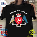 Official Isle of Man Coat Arms arm Flag Manx - Adult & Kids T-Shirts, Sweatshirts & Hoodies apparel design preview 1