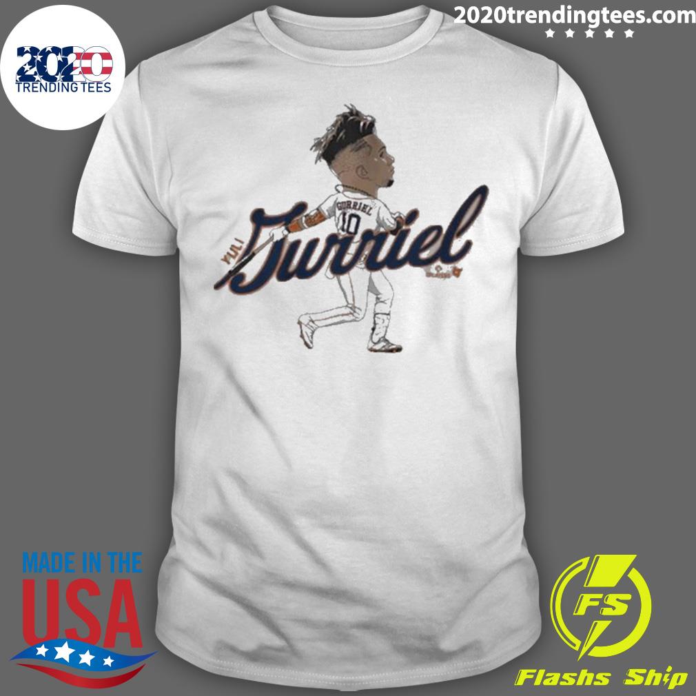 Official Yuli Gurriel Caricature - Adult & Kids T-Shirts, Sweatshirts & Hoodies apparel design preview 1
