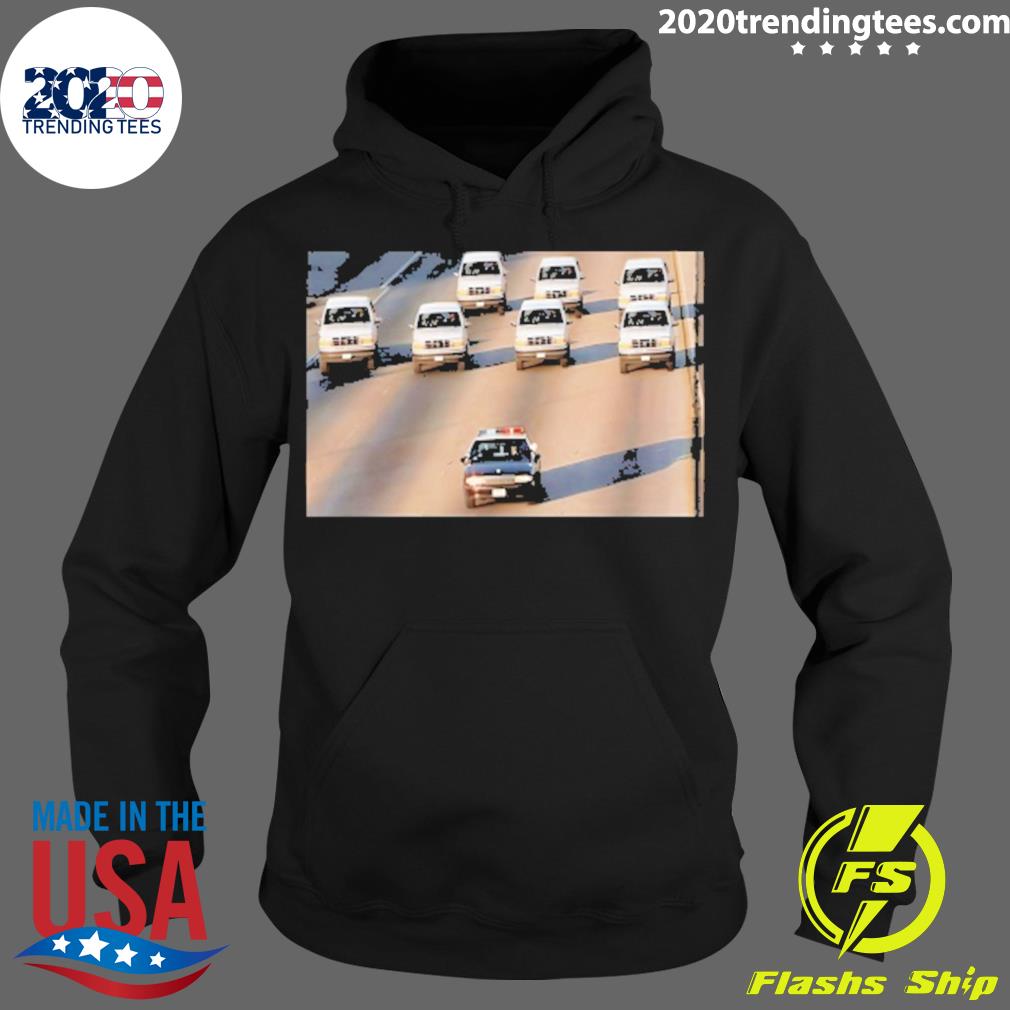 Official oj Simpson Car Chase - Adult & Kids T-Shirts, Sweatshirts & Hoodies apparel design preview 2