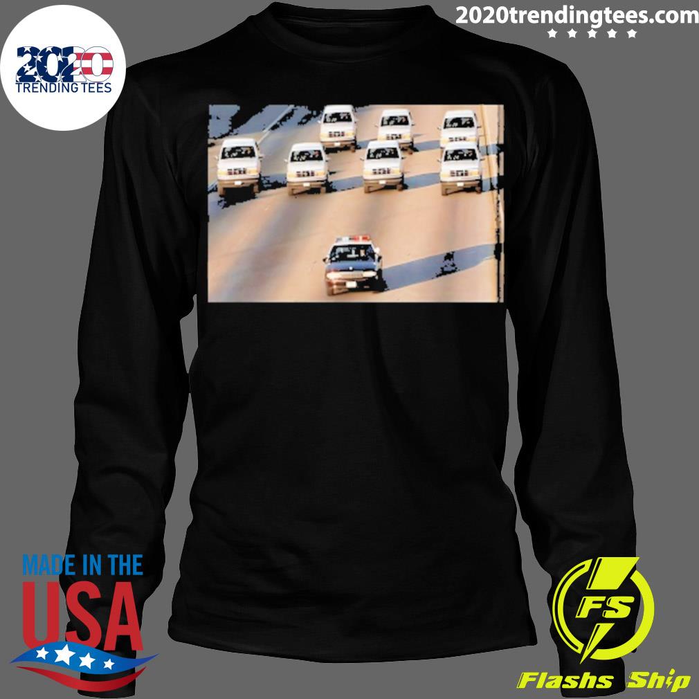 Official oj Simpson Car Chase - Adult & Kids T-Shirts, Sweatshirts & Hoodies apparel design preview 4