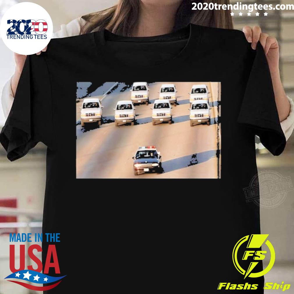 Official oj Simpson Car Chase - Adult & Kids T-Shirts, Sweatshirts & Hoodies apparel design preview 1