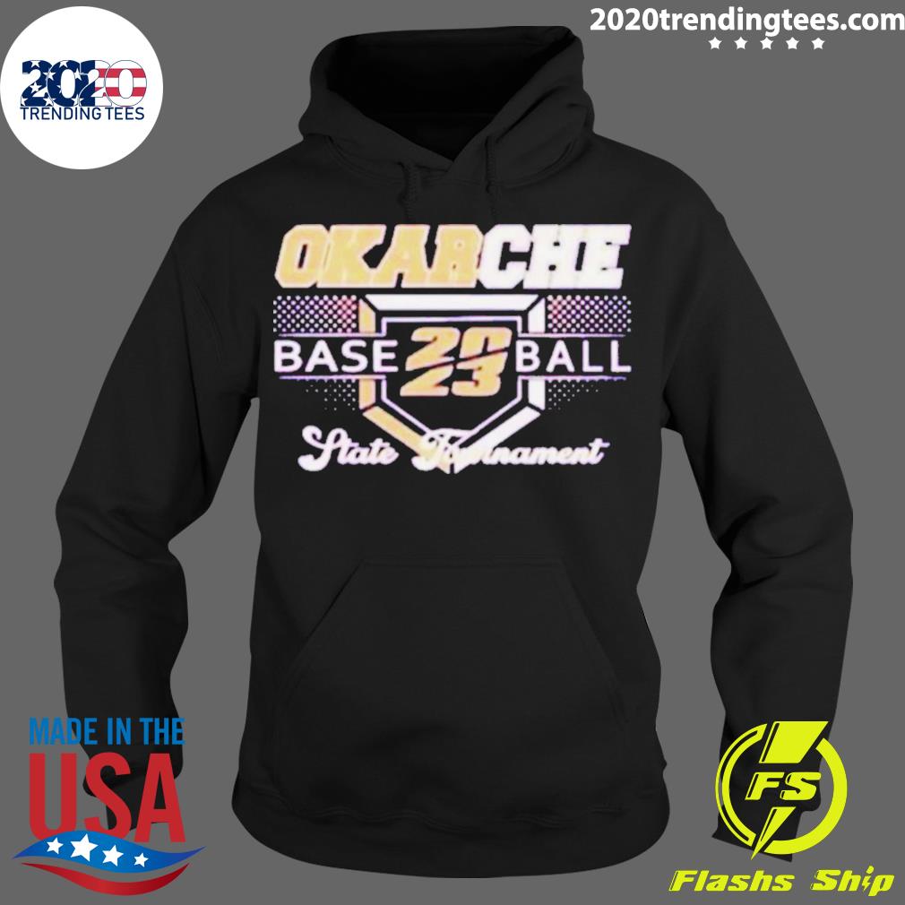 Official okarche Baseball 2023 State Tournament - Adult & Kids T-Shirts, Sweatshirts & Hoodies apparel design preview 2