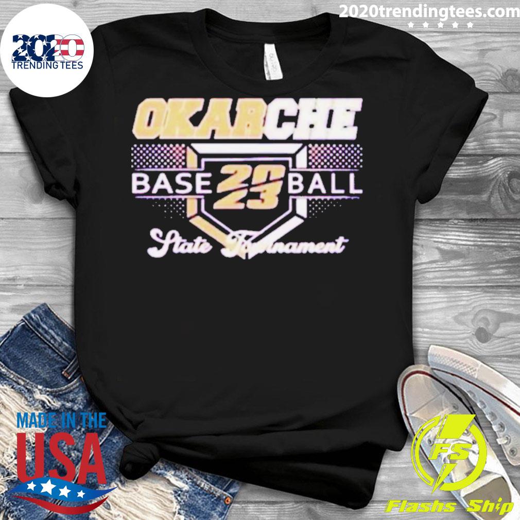 Official okarche Baseball 2023 State Tournament - Adult & Kids T-Shirts, Sweatshirts & Hoodies apparel design preview 3