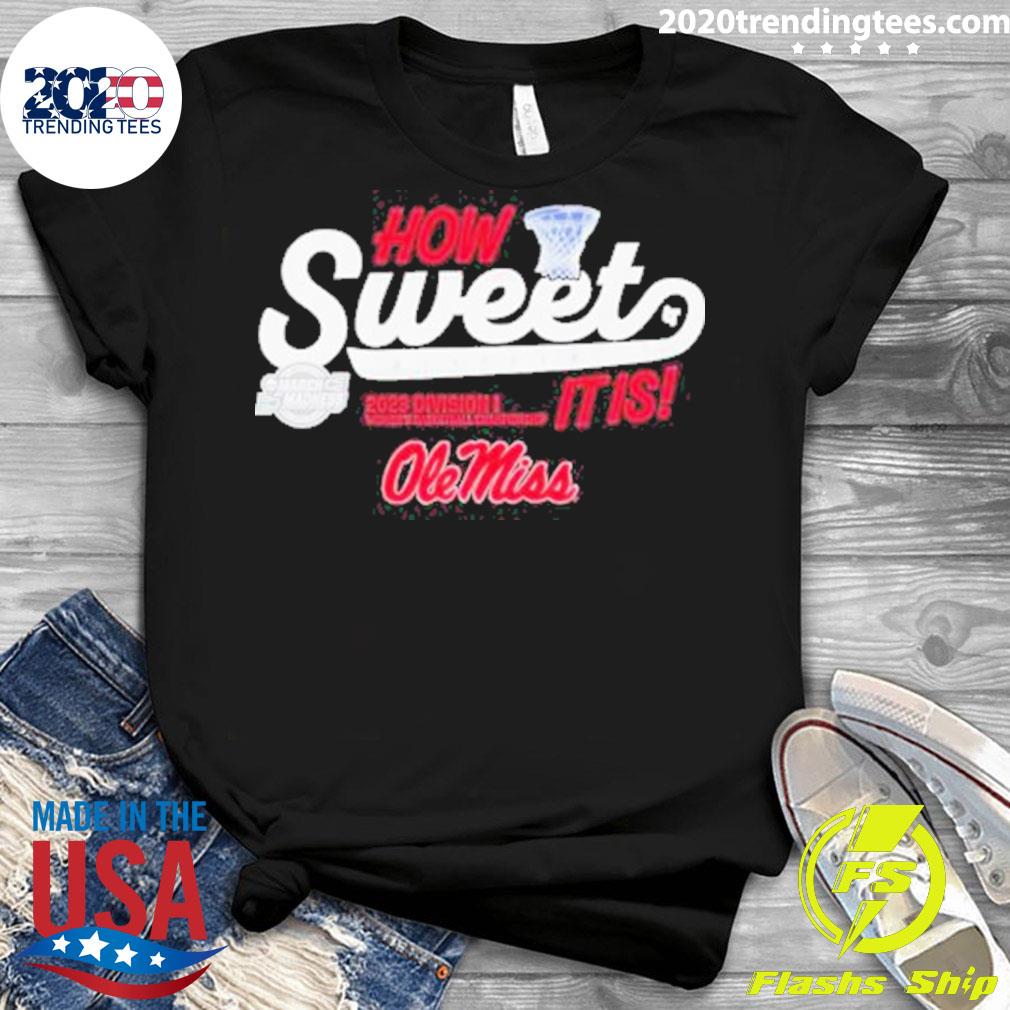 Official ole Miss Rebels Sweet Sixteen 2023 Division - Adult & Kids T-Shirts, Sweatshirts & Hoodies apparel design preview 3