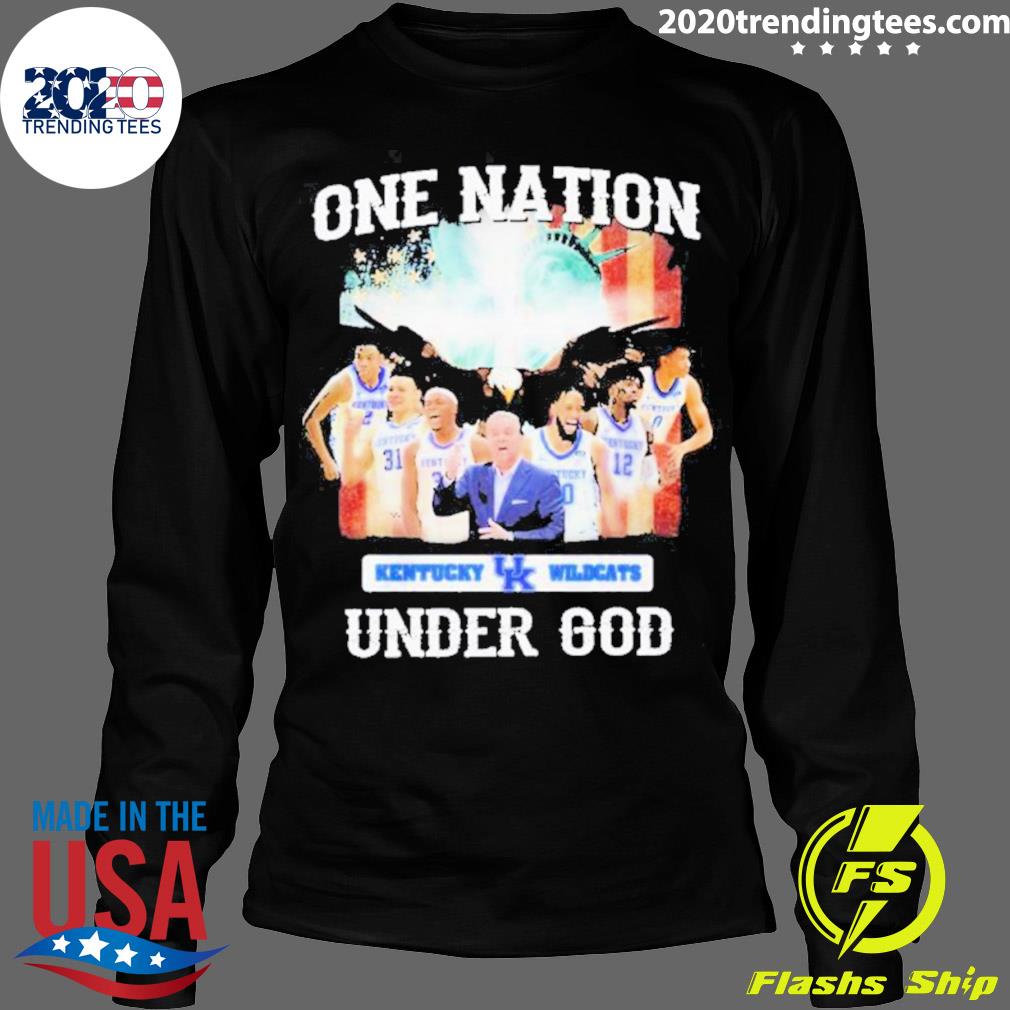 Official one Nation Kentucky Uk Wildcats Under God - Adult & Kids T-Shirts, Sweatshirts & Hoodies apparel design preview 4