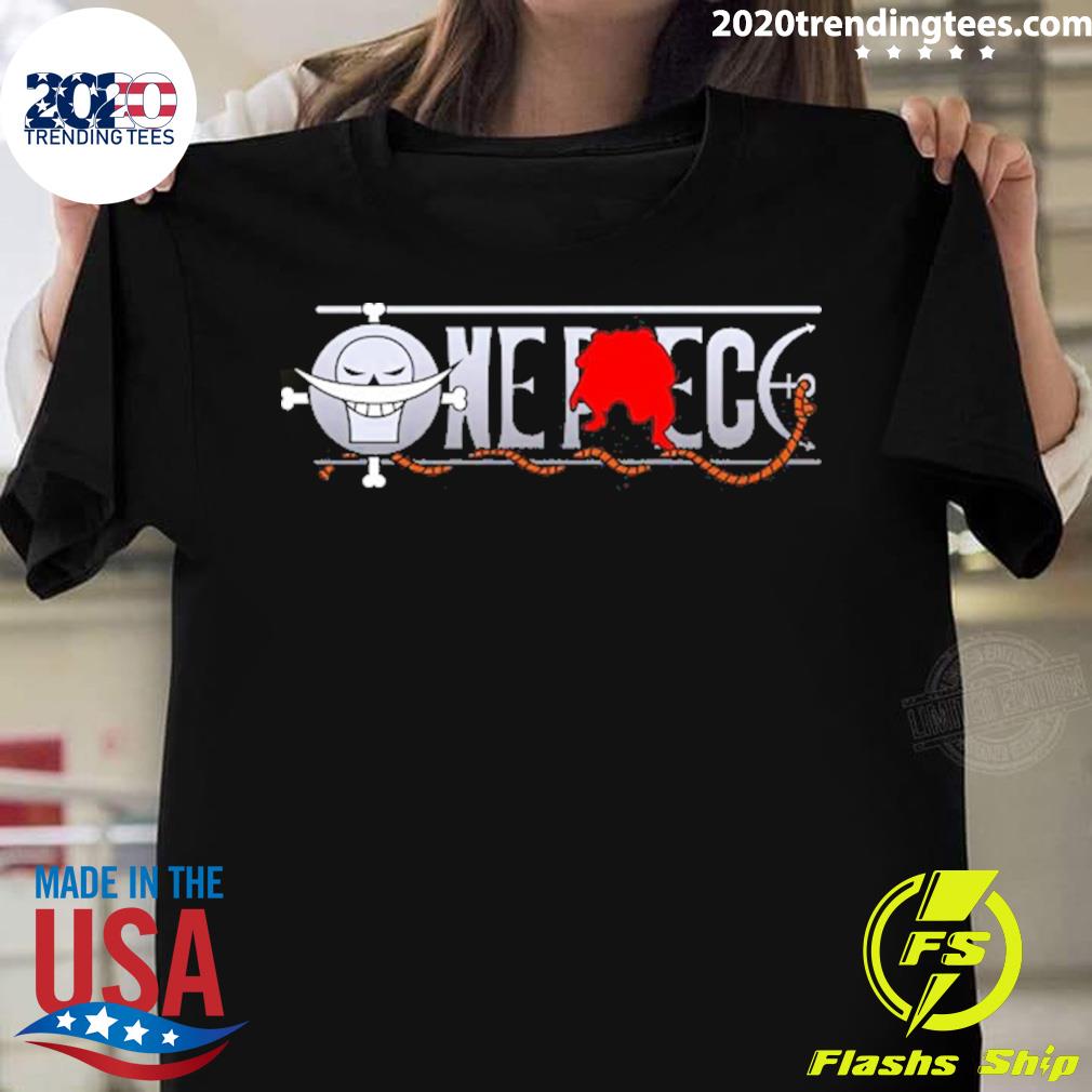 Official one Piece Whitebeard Logo Anime - Adult & Kids T-Shirts, Sweatshirts & Hoodies apparel design preview 1