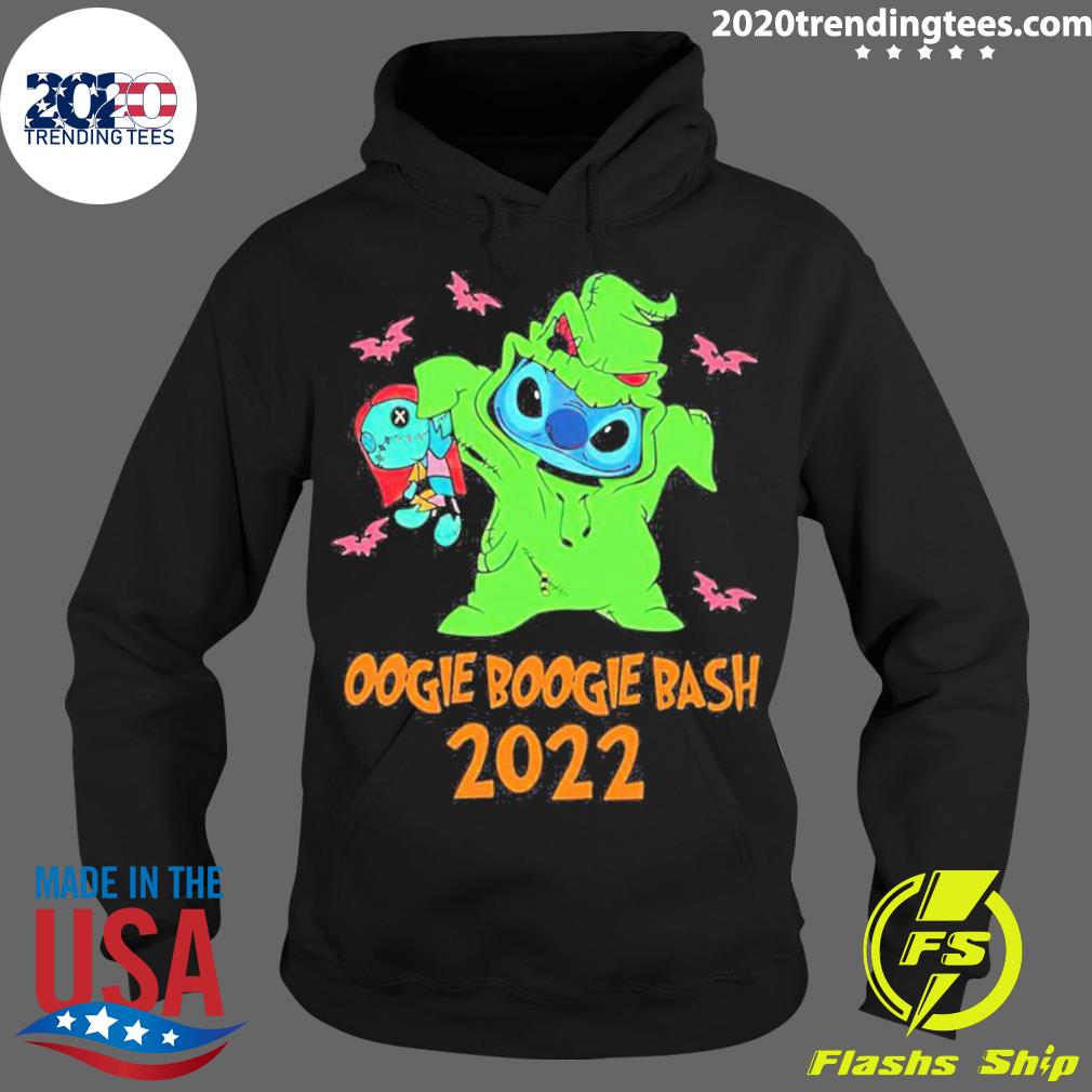 Official oogie Boogie Bash 2022 Stitch Angel - Adult & Kids T-Shirts, Sweatshirts & Hoodies apparel design preview 2