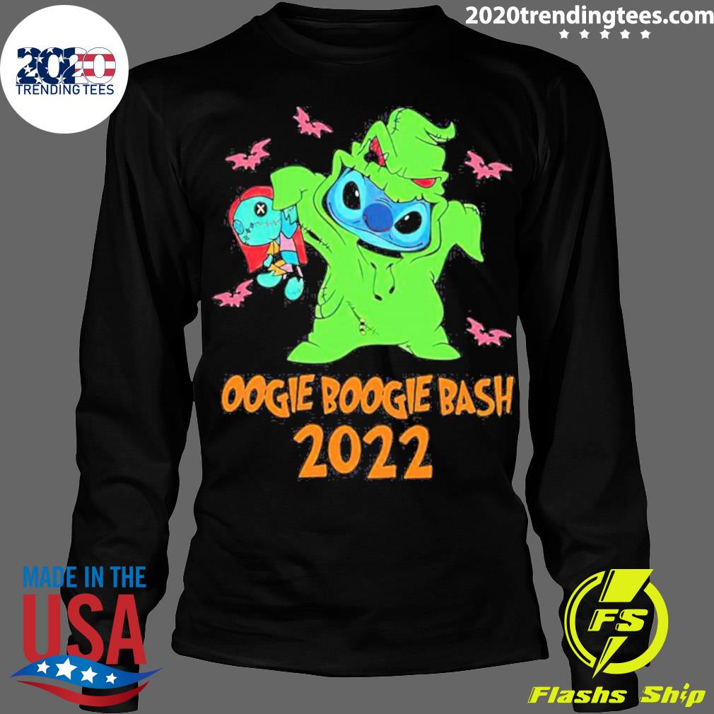 Official oogie Boogie Bash 2022 Stitch Angel - Adult & Kids T-Shirts, Sweatshirts & Hoodies apparel design preview 4