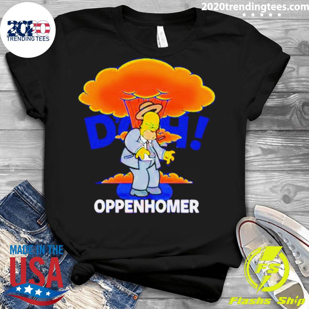 Official oppenhomer Homer Simpson - Adult & Kids T-Shirts, Sweatshirts & Hoodies apparel design preview 3