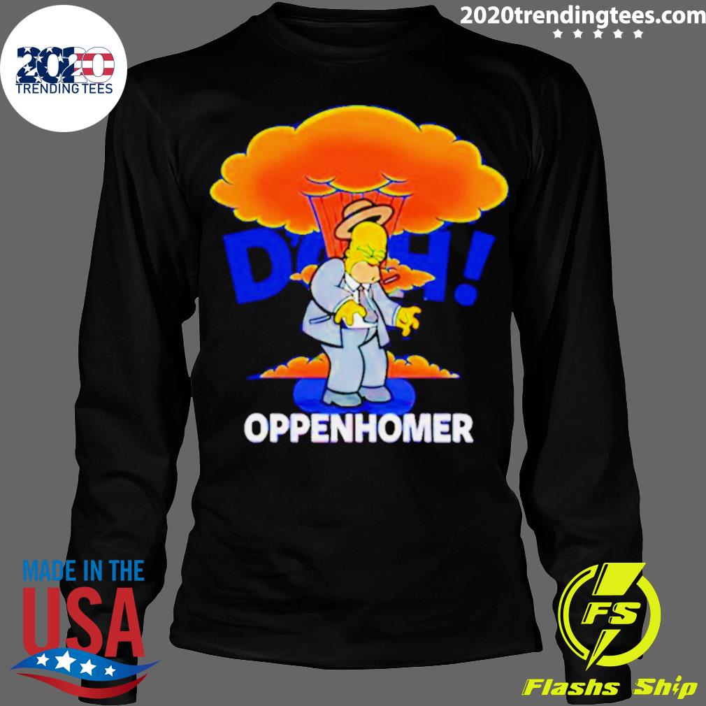 Official oppenhomer Homer Simpson - Adult & Kids T-Shirts, Sweatshirts & Hoodies apparel design preview 4