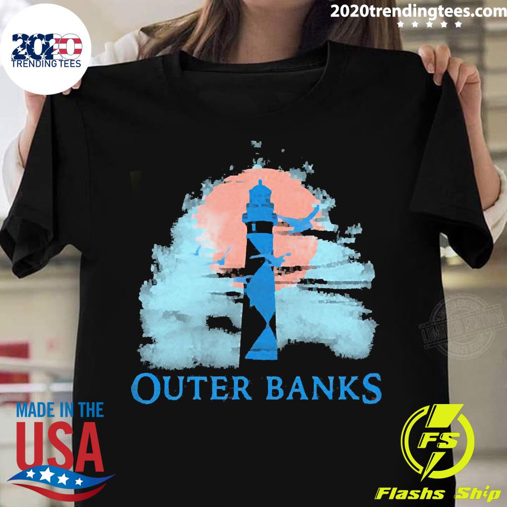 Official Outer Banks Lighthouse Logo Pocket - Adult & Kids T-Shirts, Sweatshirts & Hoodies apparel design preview 1