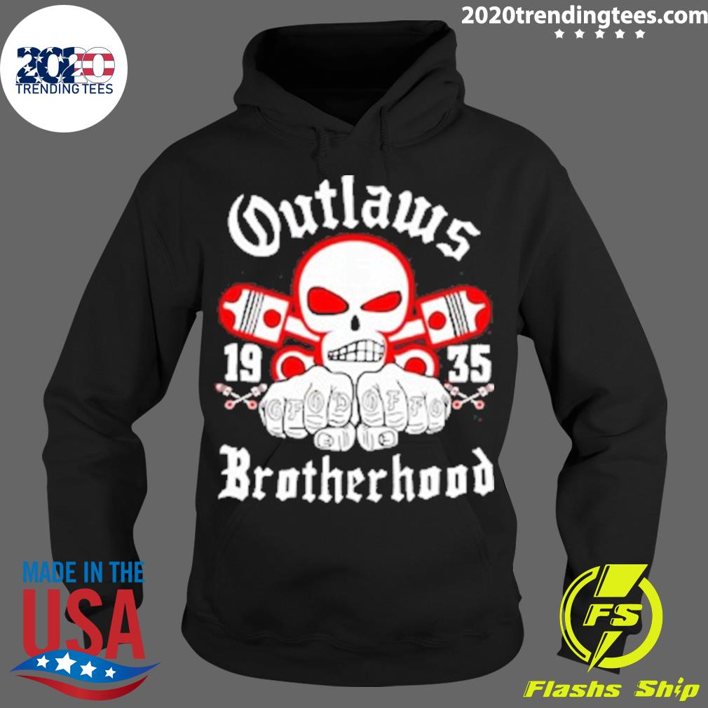 Official outlaws 1935 brotherhood - Adult & Kids T-Shirts, Sweatshirts & Hoodies apparel design preview 2