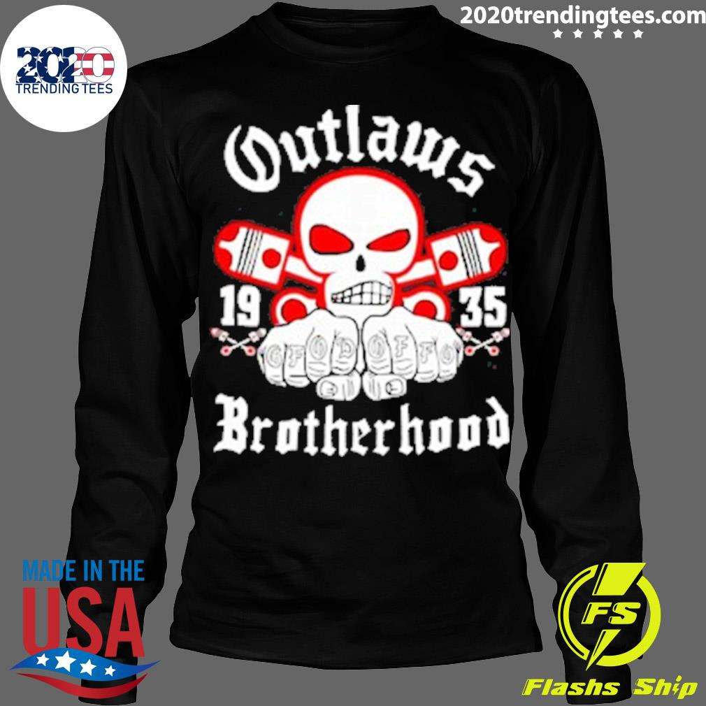 Official outlaws 1935 brotherhood - Adult & Kids T-Shirts, Sweatshirts & Hoodies apparel design preview 4
