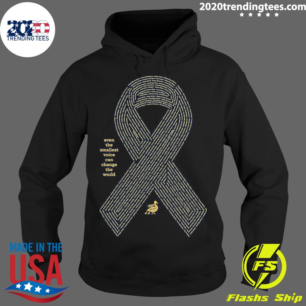 Official oven The Smallest Voice Can Change World - Adult & Kids T-Shirts, Sweatshirts & Hoodies apparel design preview 2