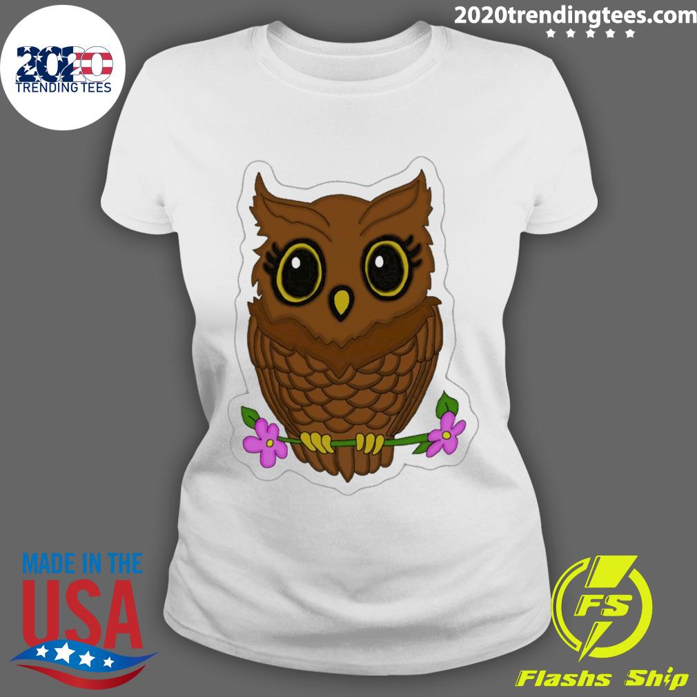 Official owl Eyes Wide Open - Adult & Kids T-Shirts, Sweatshirts & Hoodies apparel design preview 3