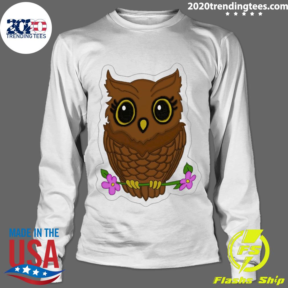 Official owl Eyes Wide Open - Adult & Kids T-Shirts, Sweatshirts & Hoodies apparel design preview 4