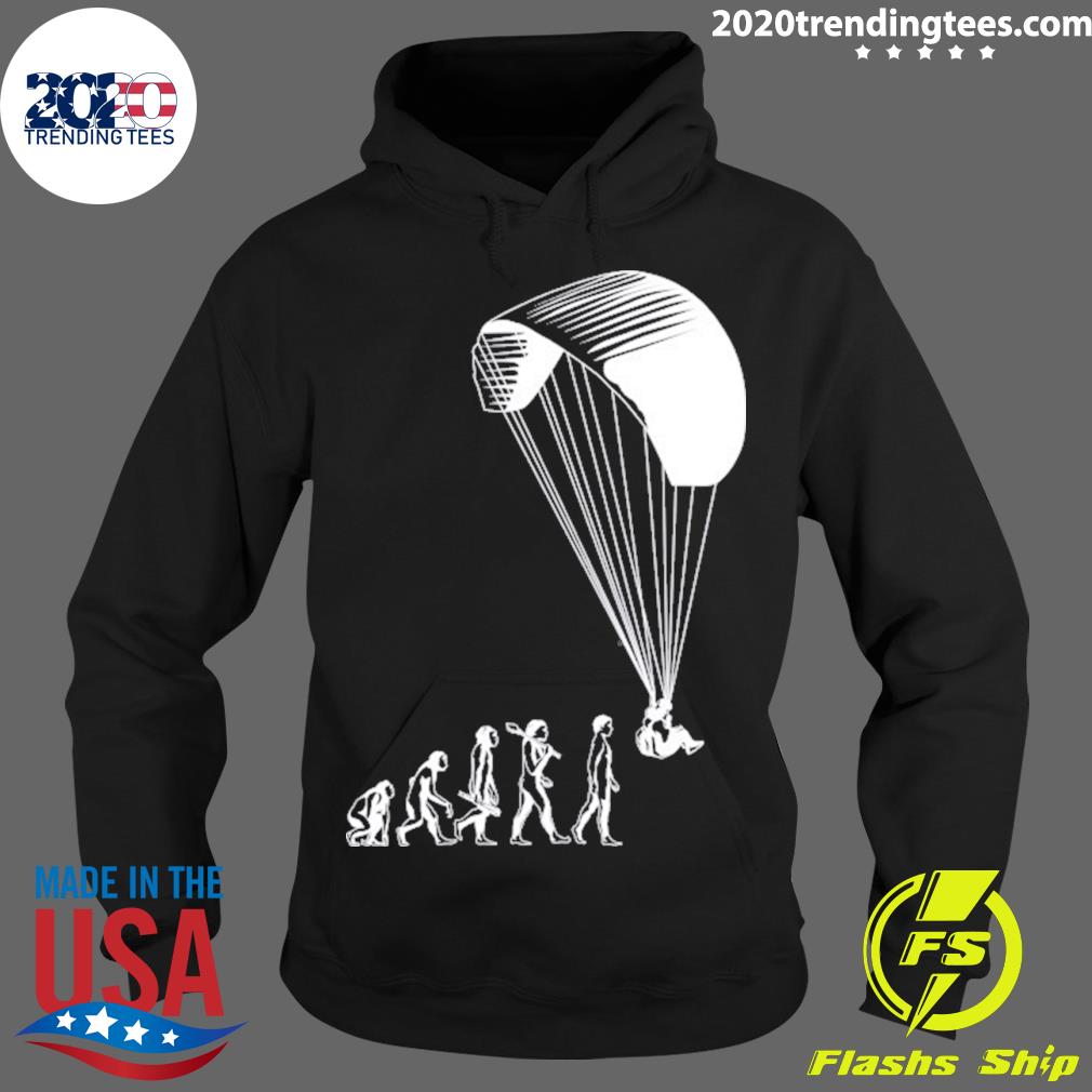 Official paragliding Evolution Essential - Adult & Kids T-Shirts, Sweatshirts & Hoodies apparel design preview 2