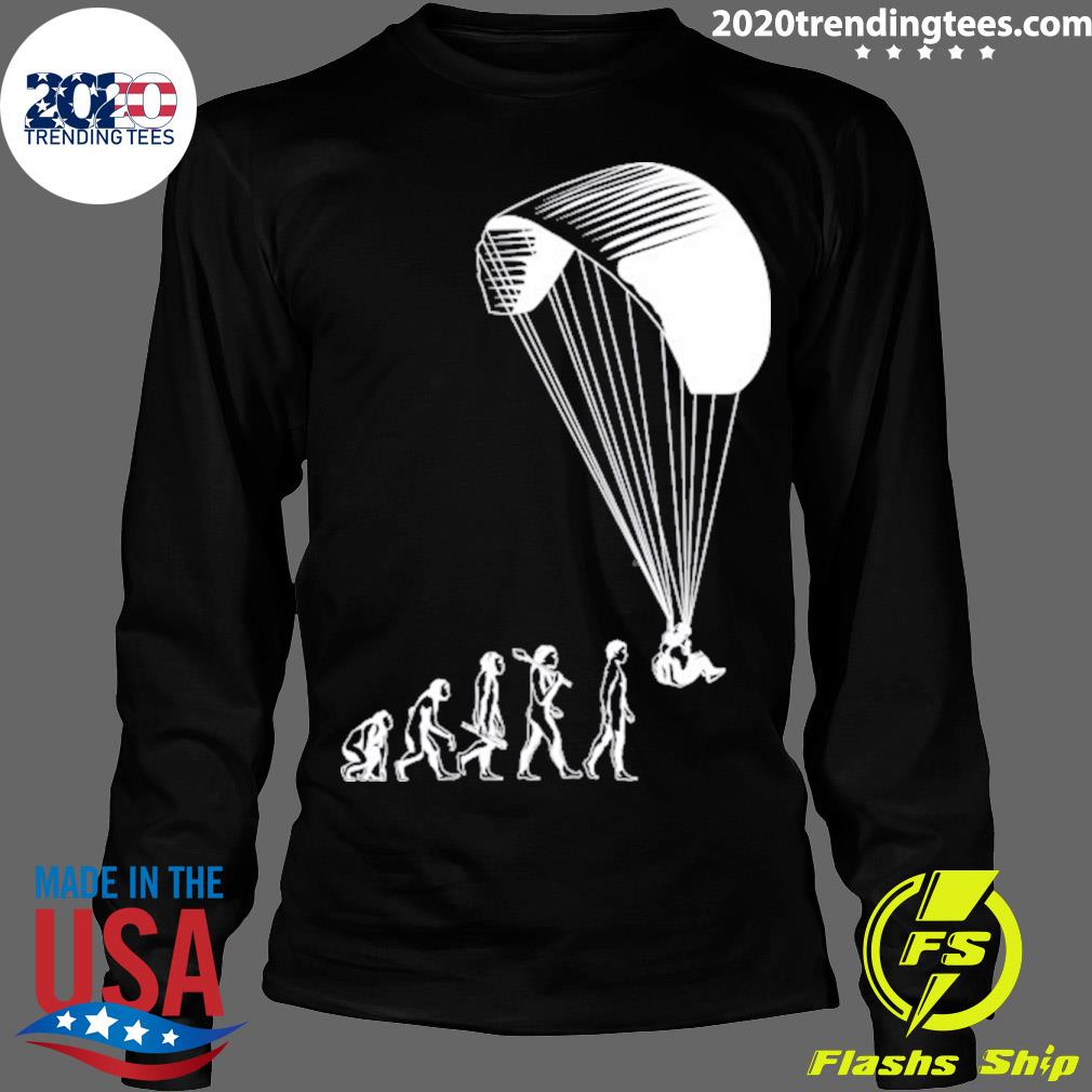 Official paragliding Evolution Essential - Adult & Kids T-Shirts, Sweatshirts & Hoodies apparel design preview 4