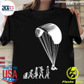 Official paragliding Evolution Essential - Adult & Kids T-Shirts, Sweatshirts & Hoodies apparel design preview 1