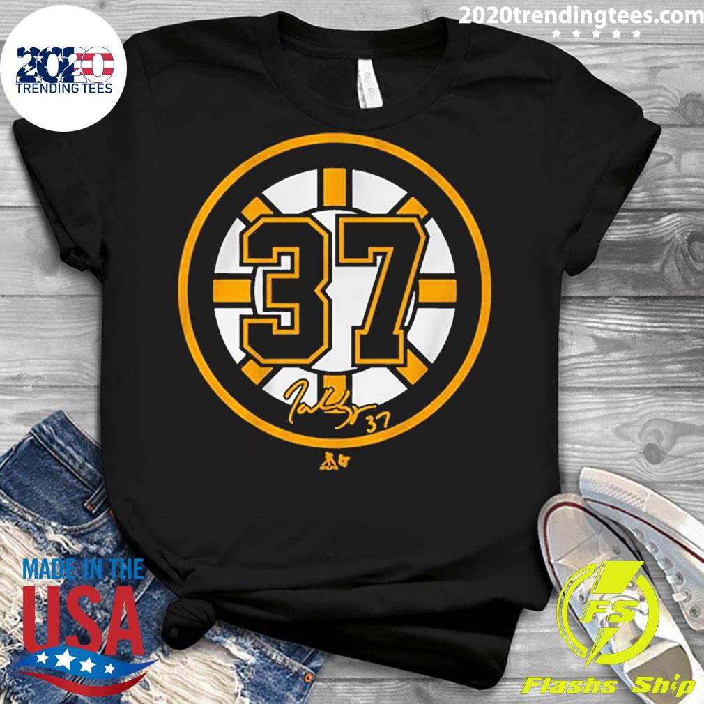 Official patrice Bergeron 37 Signature - Adult & Kids T-Shirts, Sweatshirts & Hoodies apparel design preview 3