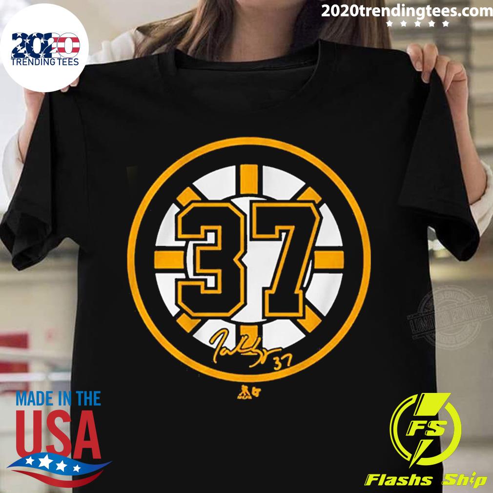 Official patrice Bergeron 37 Signature - Adult & Kids T-Shirts, Sweatshirts & Hoodies apparel design preview 1