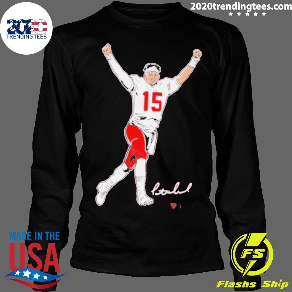Official patrick Mahomes Superstar Pose - Adult & Kids T-Shirts, Sweatshirts & Hoodies apparel design preview 4