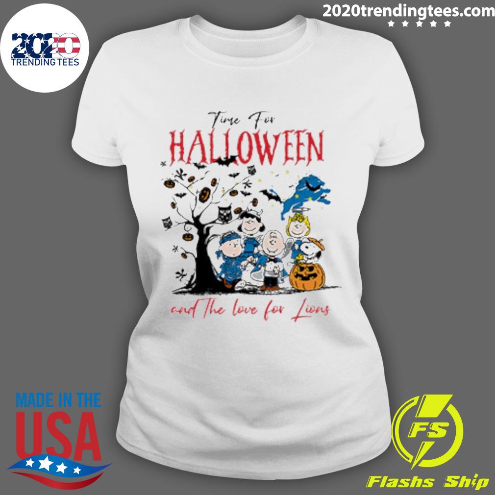 Official peanuts Characters Time For Halloween And - Adult & Kids T-Shirts, Sweatshirts & Hoodies apparel design preview 3