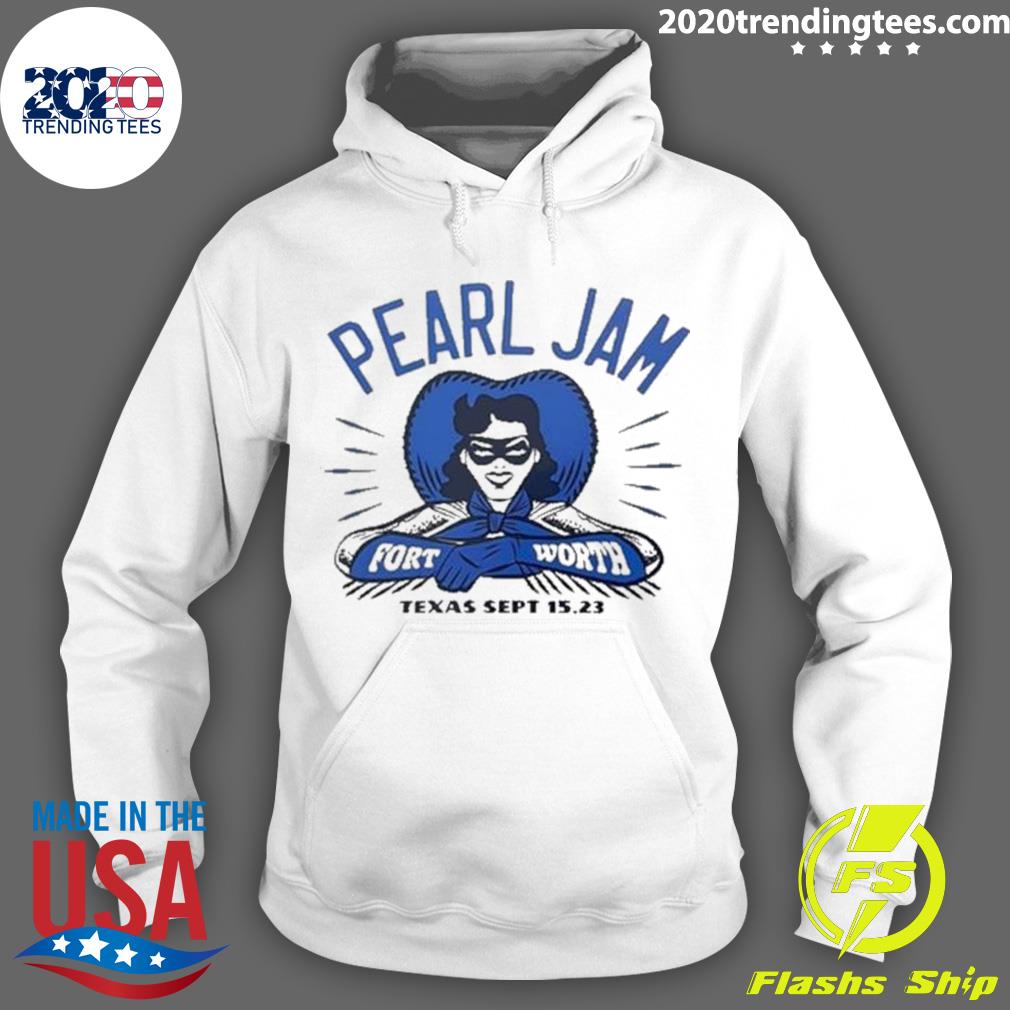 Official pearl Jam Show 2 Fort Worth Texas - Adult & Kids T-Shirts, Sweatshirts & Hoodies apparel design preview 2