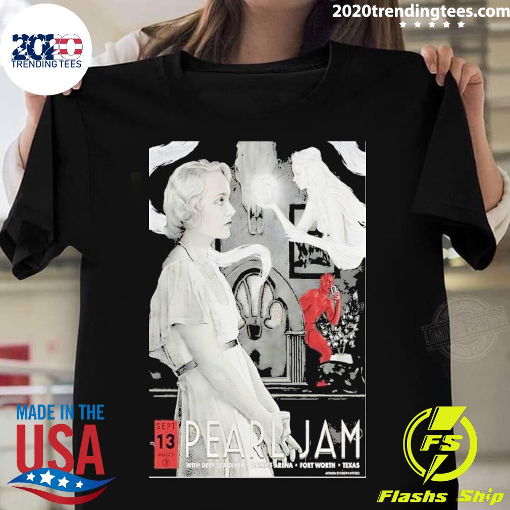 Official pearl Jam Tour Dickies Arena Fort Worth, Tx - Adult & Kids T-Shirts, Sweatshirts & Hoodies apparel design preview 1