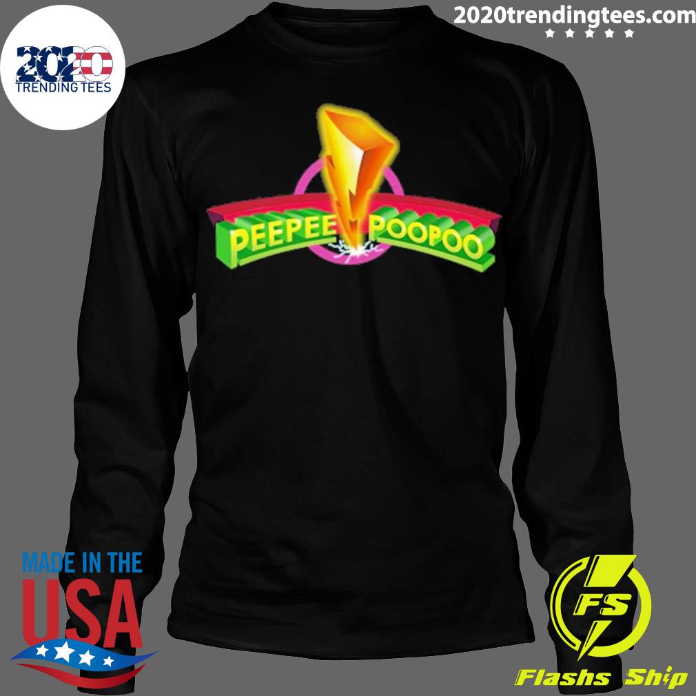 Official peepee Poopoo Rangers - Adult & Kids T-Shirts, Sweatshirts & Hoodies apparel design preview 4