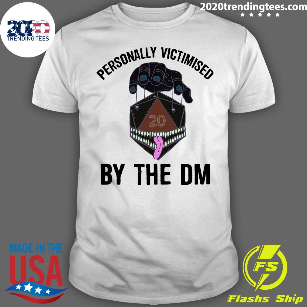 Official Personally Victimised By The DM - Adult & Kids T-Shirts, Sweatshirts & Hoodies apparel design preview 1