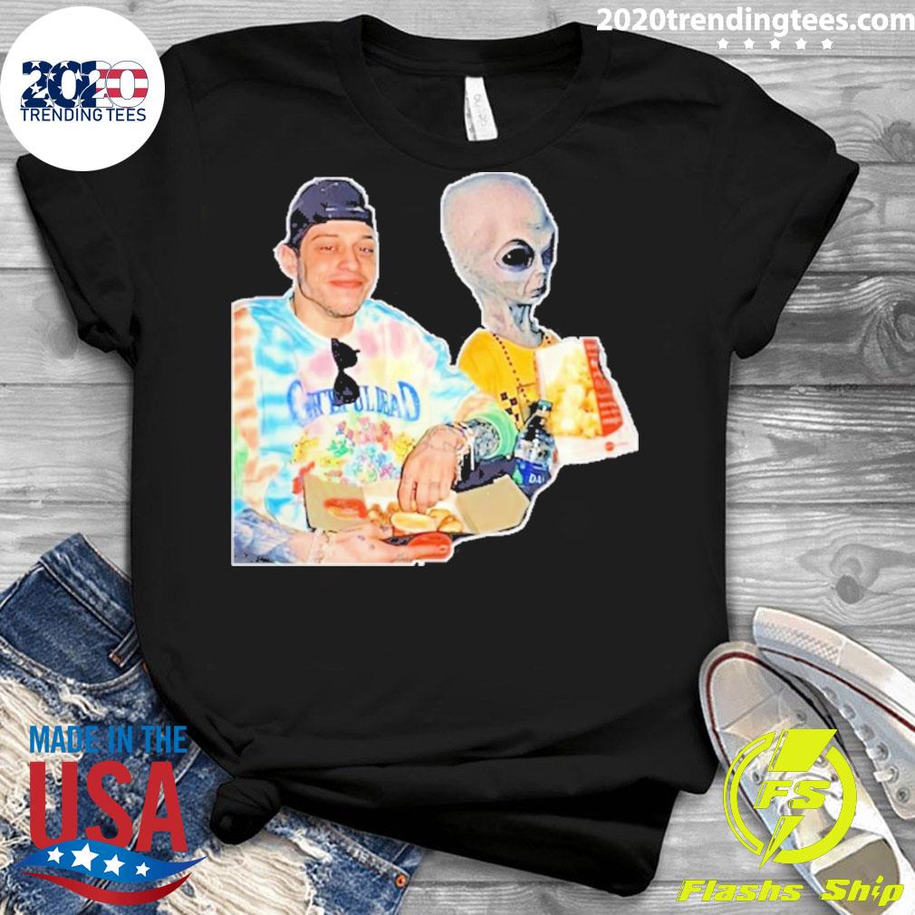 Official pete Davidson Alien - Adult & Kids T-Shirts, Sweatshirts & Hoodies apparel design preview 3